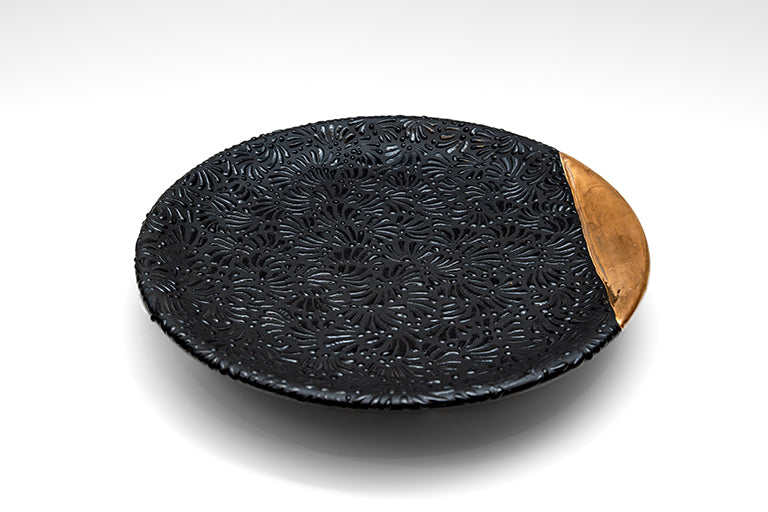 PLATO TRINCHE 25 CM MOD. CAVIAR CON FRANJA