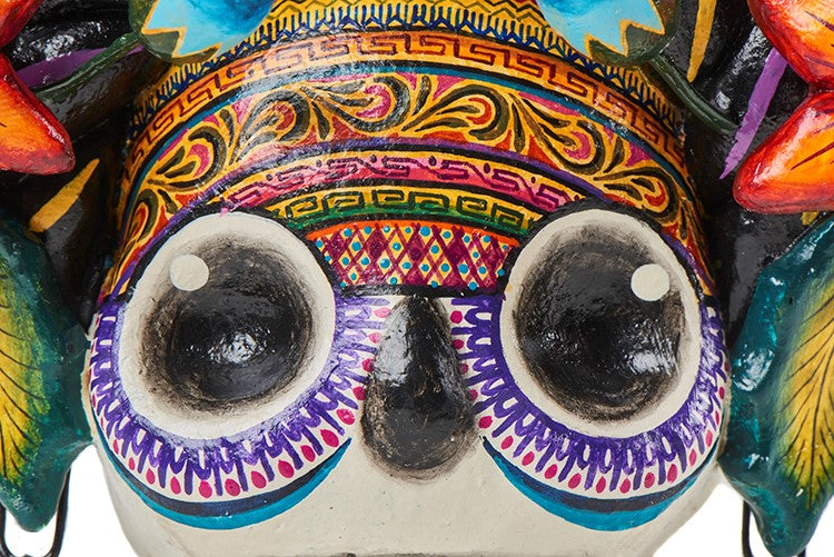Cabeza catrina de pared