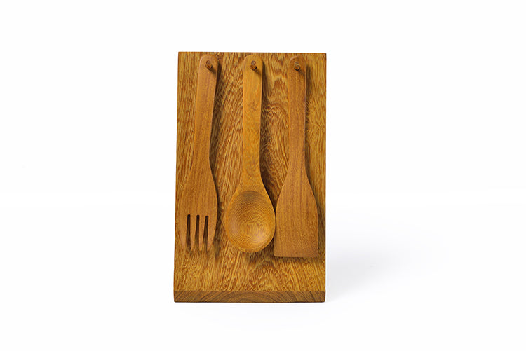 Juego de utensilios con exhibidor