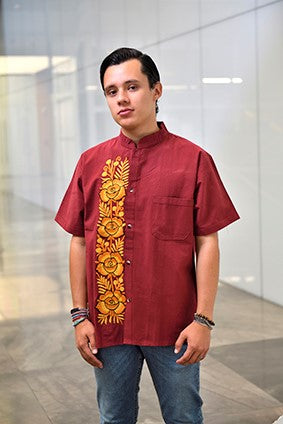 Camisa para caballero estilo floral