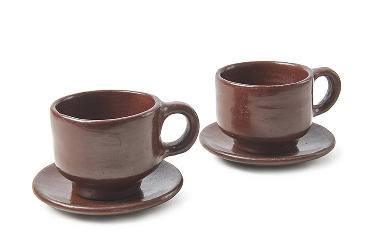 Taza espresso con plato