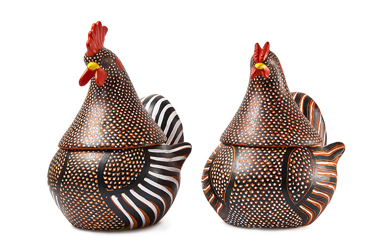 Huevera gallo gallina