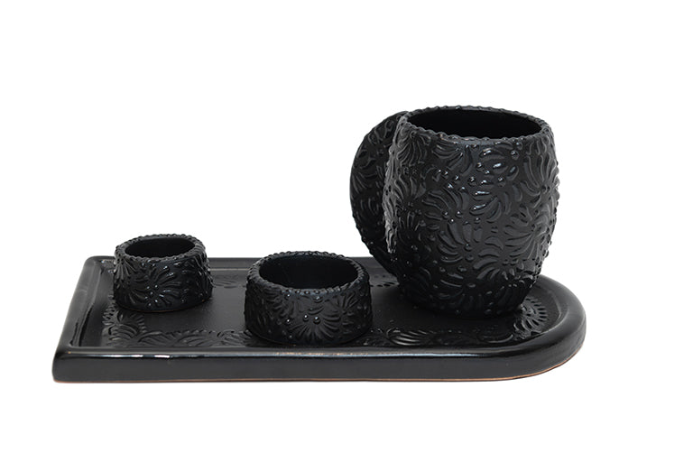 SET CASONA (CHAROLA, TAZA Y DOS VASITOS)