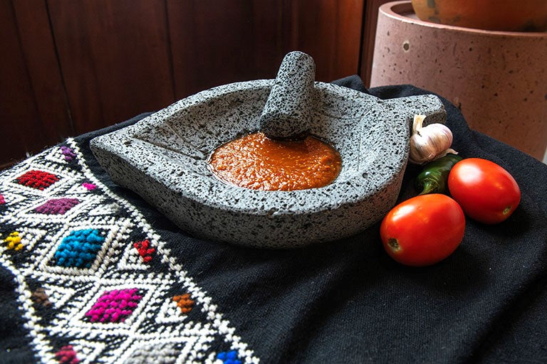 Molcajete hoja grande