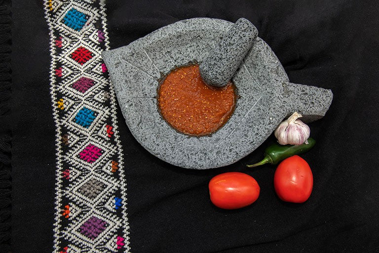 Molcajete hoja grande