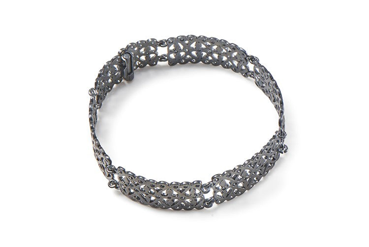 Pulsera reja eslabones