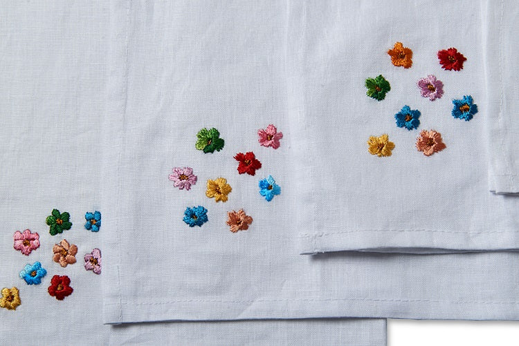 Mantel individual de flores