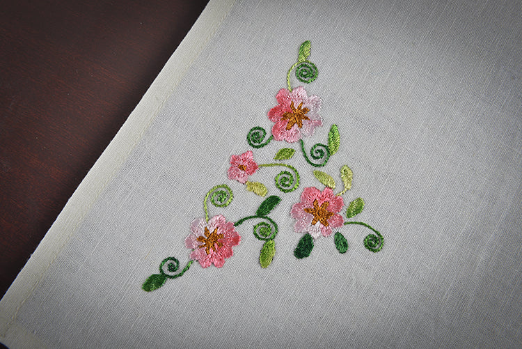 Mantel individual bordado