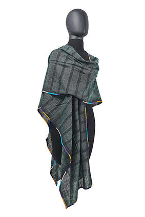 Ruana Yalalag bordado coralillo