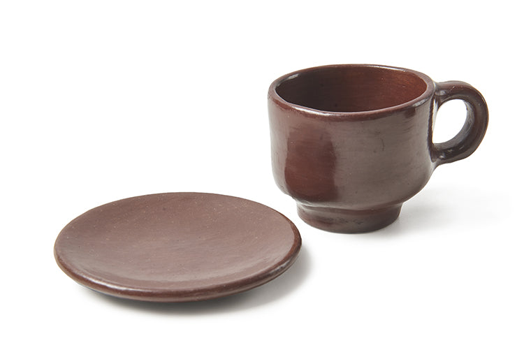 Taza espresso con plato